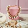 Statement faux pearl necklace